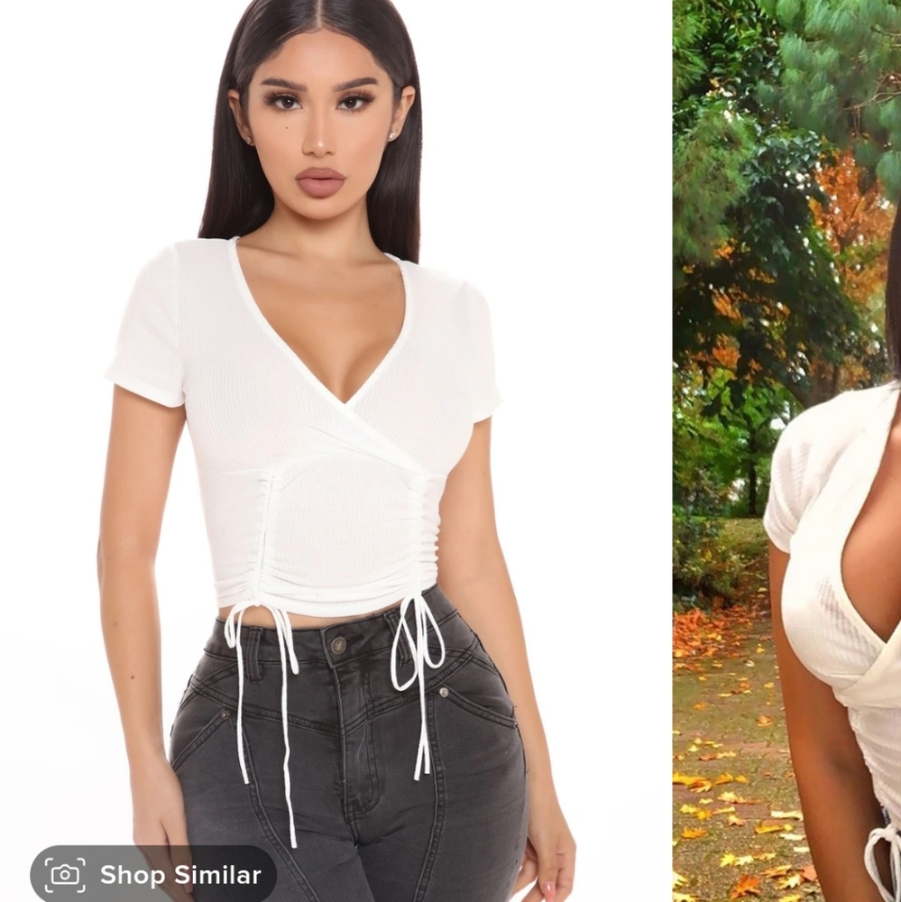 Ruched & Stunning top FN